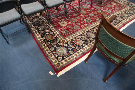 A Meshed carpet, 16ft 6in. x 11ft 3in.